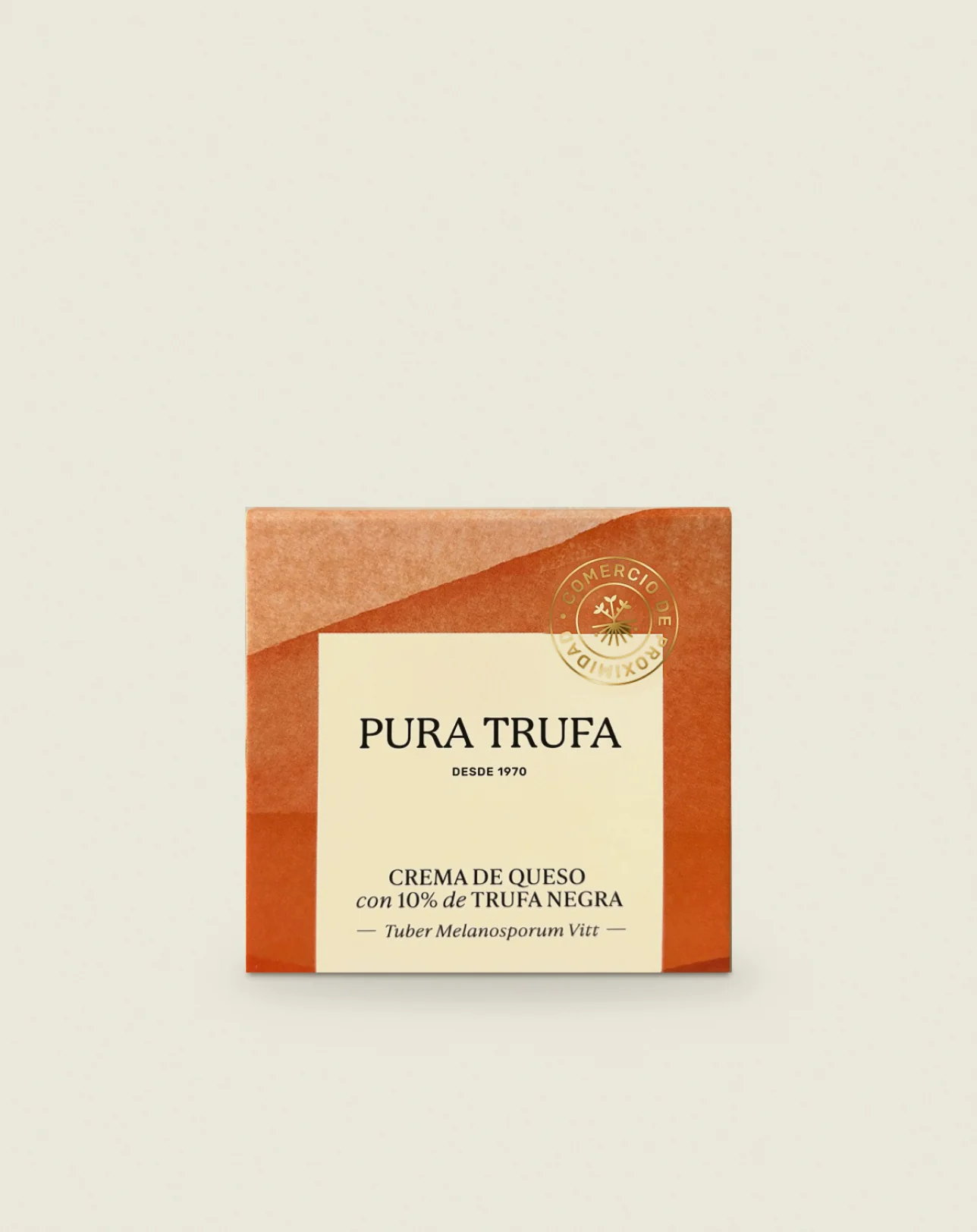 Pura Trufa cheese spread with black truffle packaging